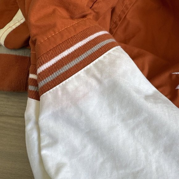 VINTAGE Reebok Track Suit Women’s XS‎ Burnt Orange Texas Lined 2 Piece Y2K Logo - Picture 8 of 16